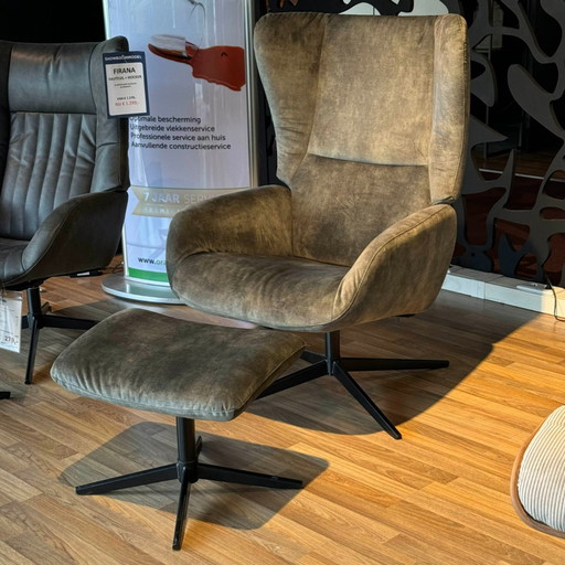 In.House Camora fauteuil met poef