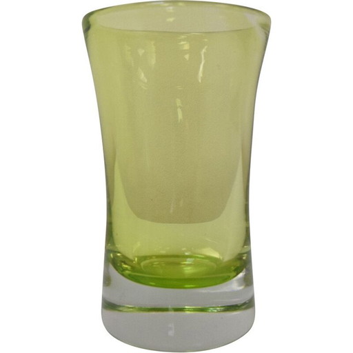Vintage art glass vase, Czechoslovakia 1960