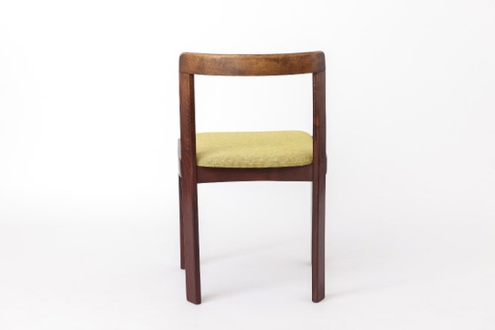 Set di 6 sedie da pranzo vintage Lübke, design tedesco anni '70, legno di faggio tinto, sedie di metà secolo (photo 7 of 12)