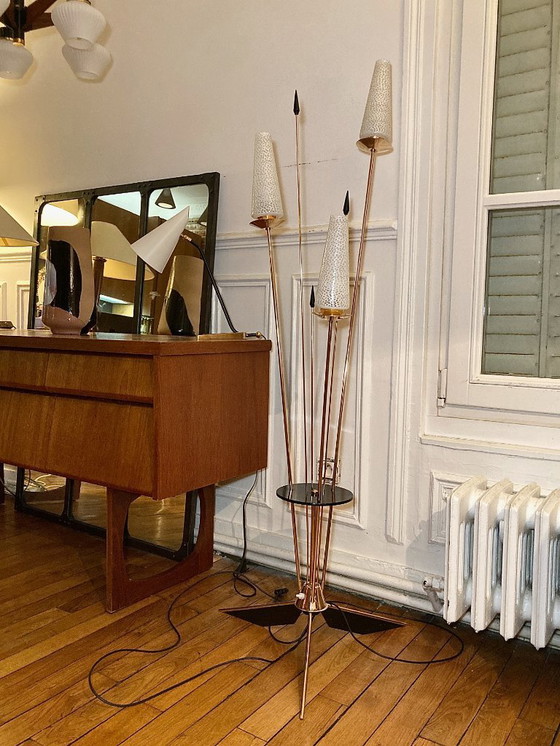 Image 1 of Lunel driepoot vloerlamp, Roseaux 3 lichts