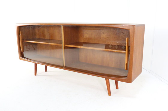 Image 1 of Credenza Dyrlund Vitrine Credenza 'Simested' vintage