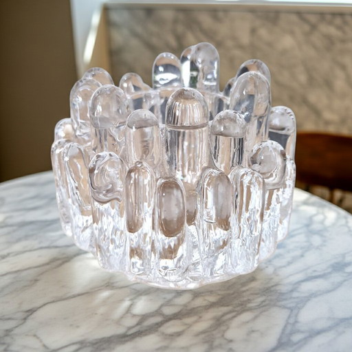 Kosta Boda Polar Kandelaar– Göran Wärff – Zweeds Kristal Design 1970