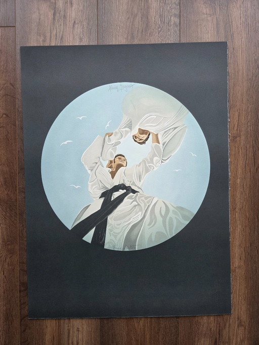 Degans Xavier (1949-) - Lithographie Epreuve d'artiste (ref 4122-5)