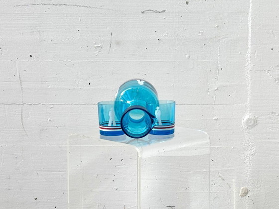 Image 1 of Vintage bar set with decanter and whisky glasses, Italy 1950s