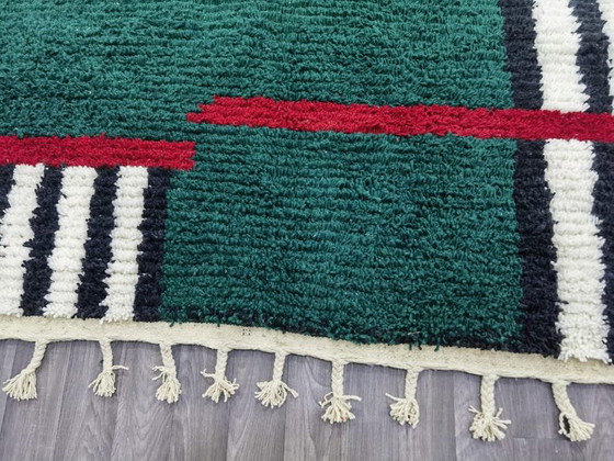 Grüner marokkanischer Wollteppich 200/300 – Teppiche & Läufer, Wool (photo 8 of 9)