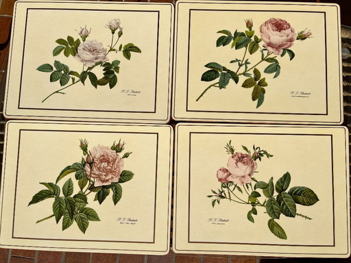 Pimpernel Placemats - Redouté Roses Collection