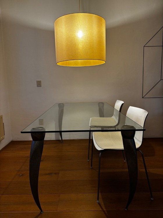 Image 1 of Hans Kolpa glass dining table