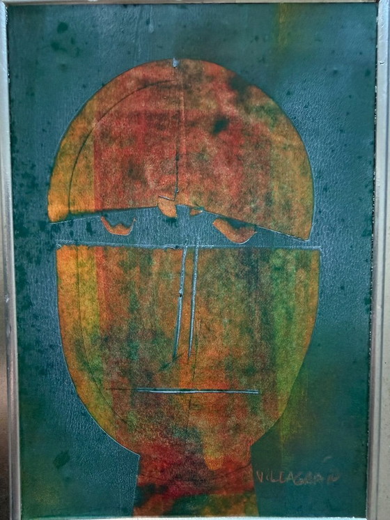 Image 1 of Set of 4 paintings of Armando Villagran