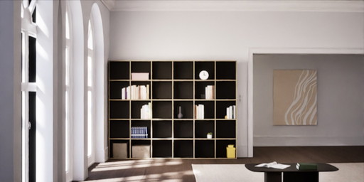 Rangement mural Tylko noir