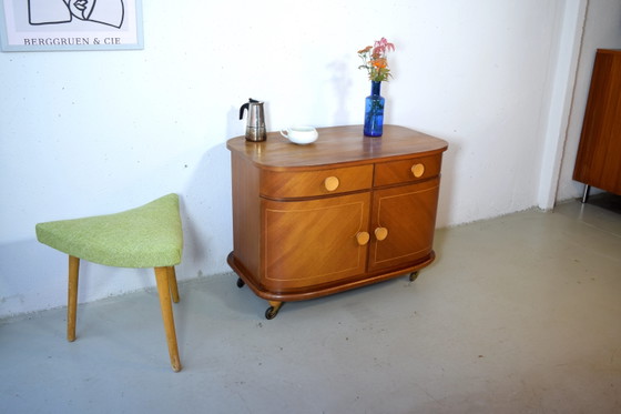 Image 1 of Art Deco dressoir uit de jaren 30, vintage kast, ladekast, kledingkast