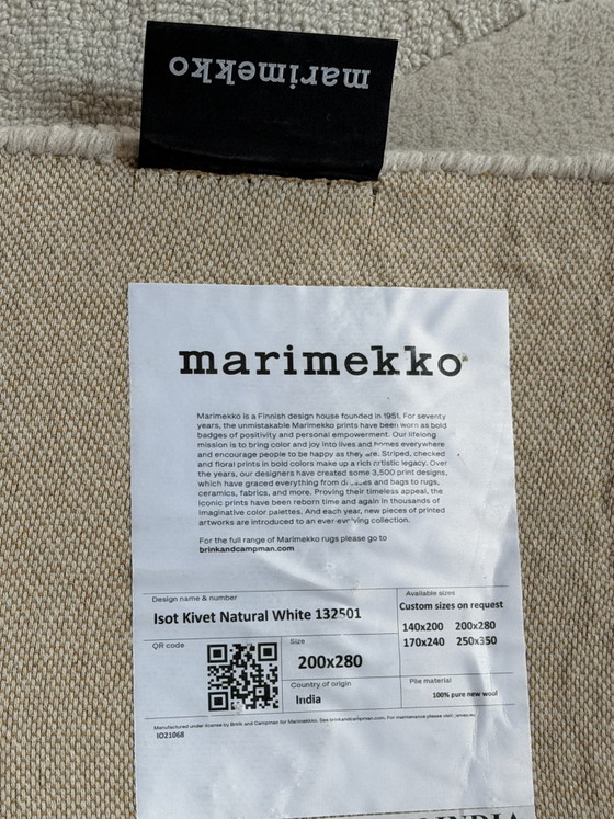 Brink En Campman Marimekko Isot Kivek Natur Neu – Brink & Campman, Teppiche & Läufer, Wool (photo 15 of 15)