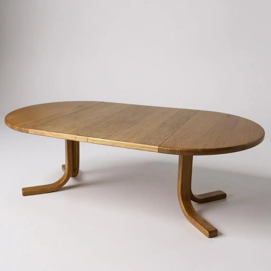 Image 1 of Vintage uitschuifbare eettafel van Maison Seltz, daterend uit de jaren 60/70.
