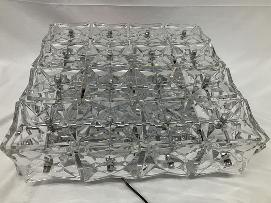 Image 1 of Lampada da soffitto vintage in cristallo Kinkeldey Leuchten esclusiva!