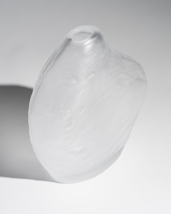 Image 1 of Rare Unique Peill & Putzler Sculptural Satin Glass Vase West Germany 1970s–1980s