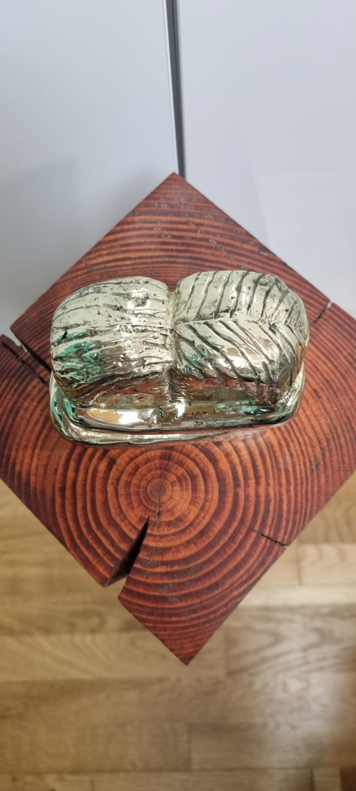 Sculptuur geïnspireerd op Brancusi's De Kus
