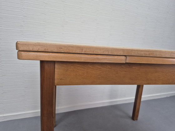 Image 1 of Uitschuifbare eetkamertafel. Vintage uitklapbare tafel.