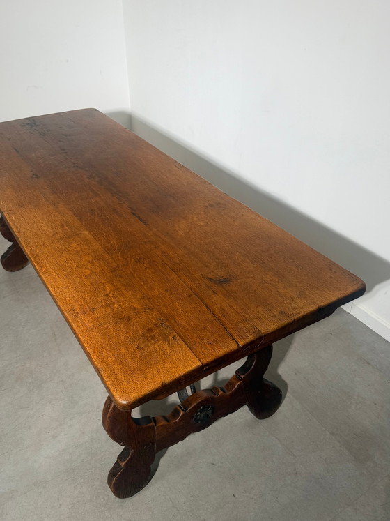 18th Century Solid Oak Dining Table (photo 8 of 9)