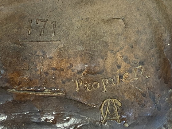 Image 1 of Große Statue Skulptur "La Leçon de Lecture" Edition F. CITTI Frankreich 1900 Kunst