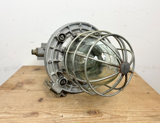 Image 1 of Grande lampada a sospensione industriale in alluminio pressofuso, anni '70