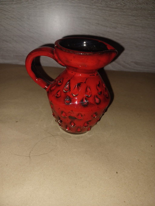 Fratelli Fanciullacci Strawberry Vase Pitcher Vintage