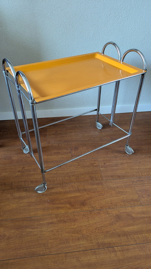 Vintage serving trolley