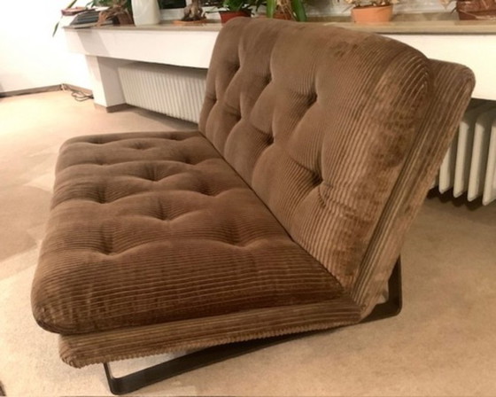 Image 1 of Divano C683 Kho Liang Le Artifort Cord Vintage Mid-Century Divano a 2 posti
