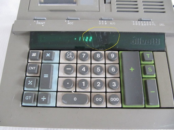 Image 1 of 3x Calculadoras Olivetti Divisumma 422, LOGOS 49/40-a M.Bellini