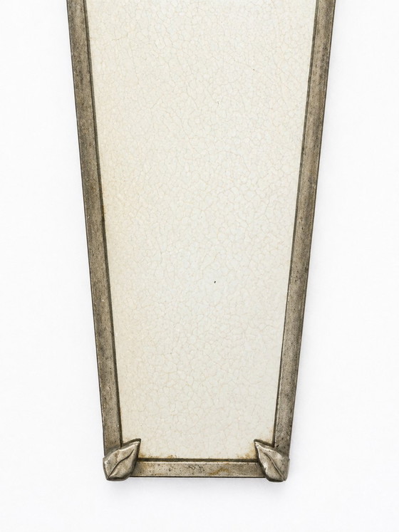 Image 1 of Svenskt Tenn – "Swedish Grace" tinnen spiegel met strik (1920-30)