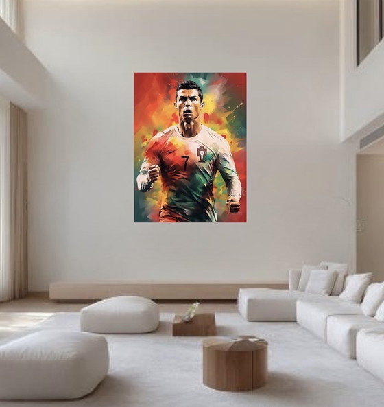 Image 1 of Tela d’artista- Cristiano Ronaldo 7 