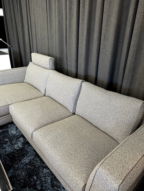 Image 1 of Grijze Christine Kröncke bank met longchair