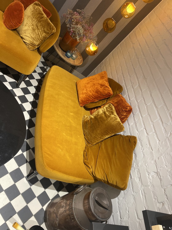 Image 1 of Zetel en poef Minotti