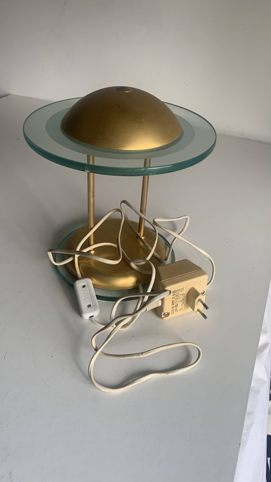 Image 1 of Herda Hollywood Regency Halogen Desk/Table Lamp