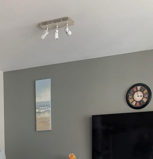 Luminaires modulaires type 785 002 – Spot de plafond design – 3 spots – Blanc – Modular, plafondlampen, Metal