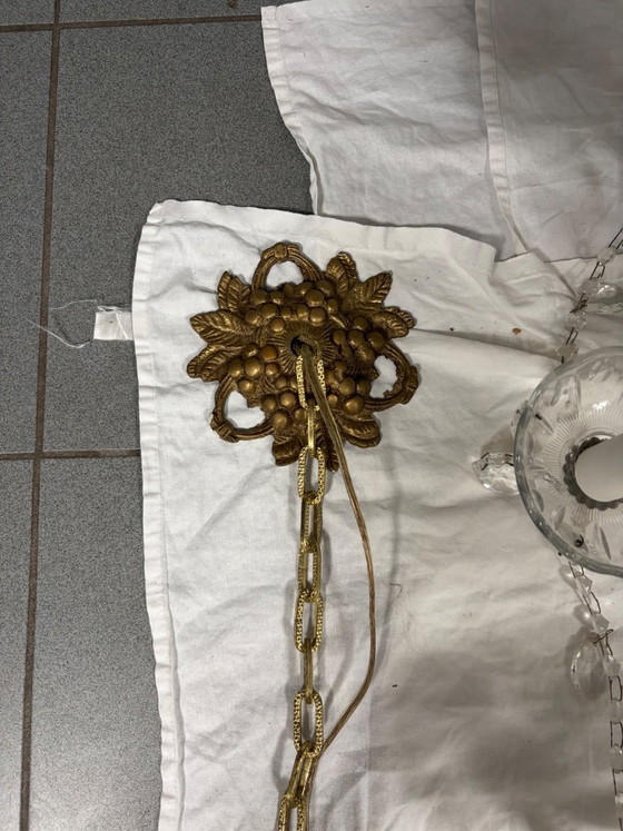 Vintage Chandelier – Plastic, Metal (photo 6 of 6)