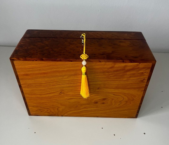 Magnifico e ampio portagioie in radica di tuia – Lavorazione artigianale di lusso – Oggetti decorativi, Wood (photo 16 of 16)