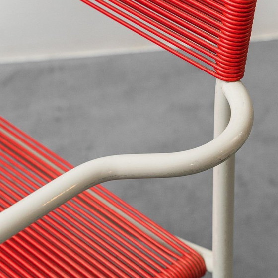 Image 1 of SET DI 6 SEDIE MOD. SPAGHETTI GIANDOMENICO BELOTTI PER ALIAS ANNI '80 MODERNISMO VINTAGE