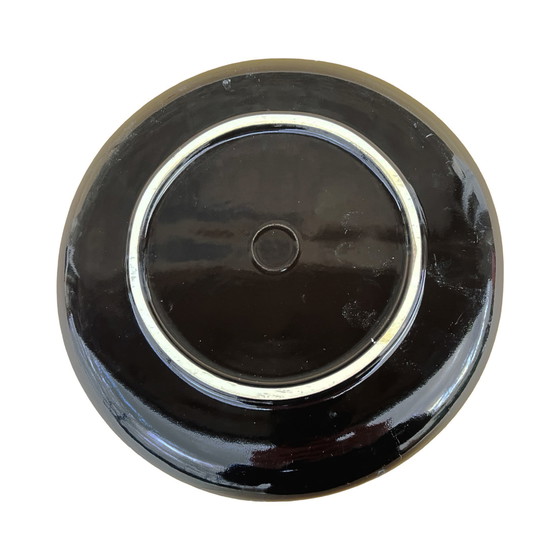 Image 1 of Neu, Schwarz, Gegliederter Vorspeisenteller, Deutschland 1990er Jahre