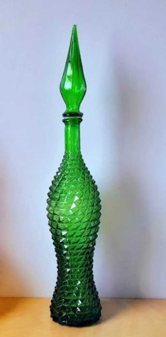 Image 1 of  Bouteilles en verre Italien Empoli 1970