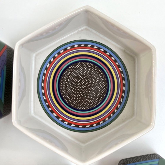 Image 1 of Set of 6 Apero Bowls Metropol by Barbara Brenner for Rosenthal, 1990s