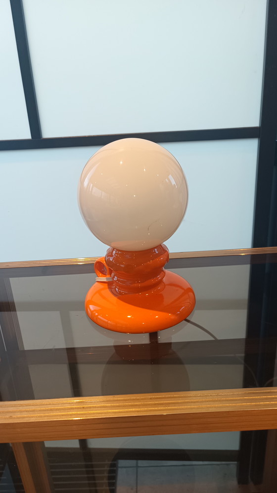 Image 1 of 2 lampes de table, lampes de chevet, Allemagne, style vintage années 1960, époque spatiale