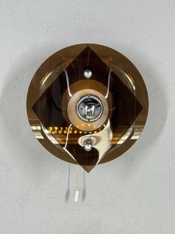 Image 1 of Herda Space Age Wall Lamp 1970s