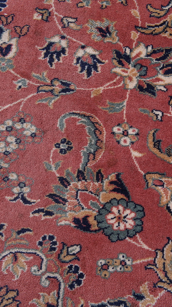 Image 1 of Groot vloerkleed met rode en roze tinten 345x250cm