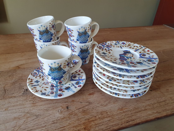Image 1 of 5 tazas de espresso Iittala Taika + 8 platillos para café
