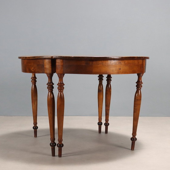 Image 1 of Antique walnut console tables