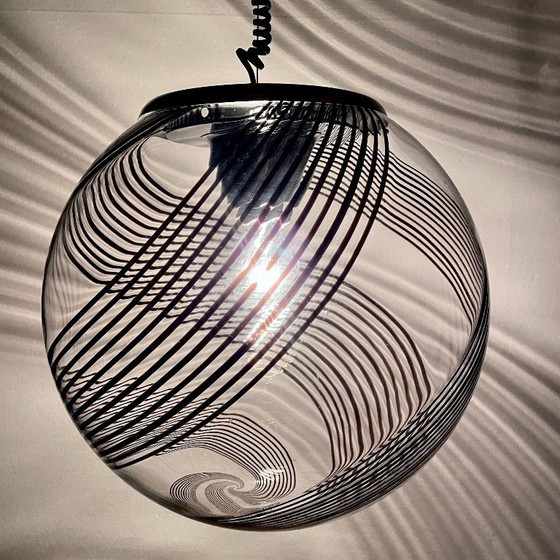 Image 1 of Murano art glass pendant light, Lino Tagliapietra attributable, 1970s.