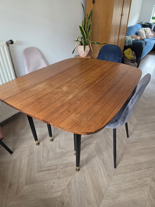Mesa de Comedor Gplan de Teca Años 50