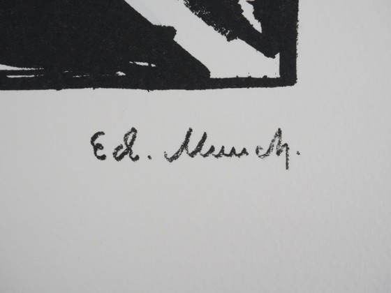 Edvard Munch: The Scream, Signed Lithograph – Lithographs & prints, Paper (photo 3 of 10)
