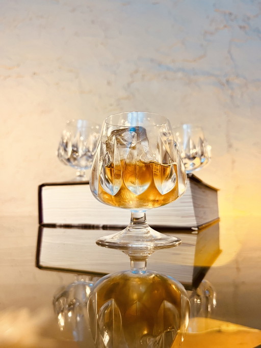 Prachtige Mid Century Nachtmann cognac glazen – glazen karaffen, Crystal (photo 2 of 14)