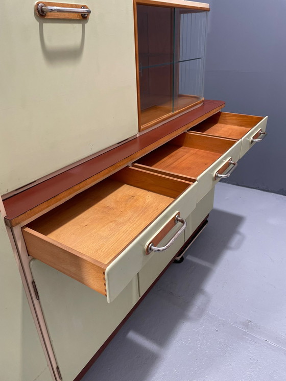 Image 1 of Mobile buffet cecoslovacco d'epoca di Tatra Nábytok - 1960 Mid-Century