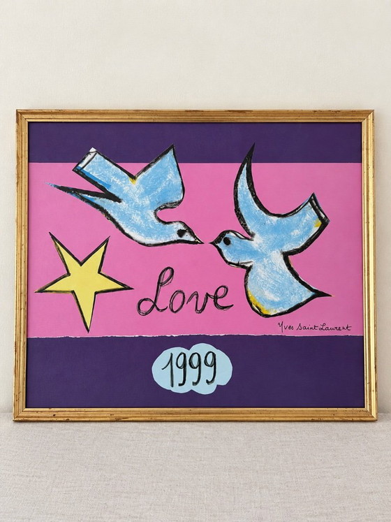Yves Saint Laurent – LOVE Collection | Sei Poster Vintage | 1992–2006 – Legno (photo 3 of 27)